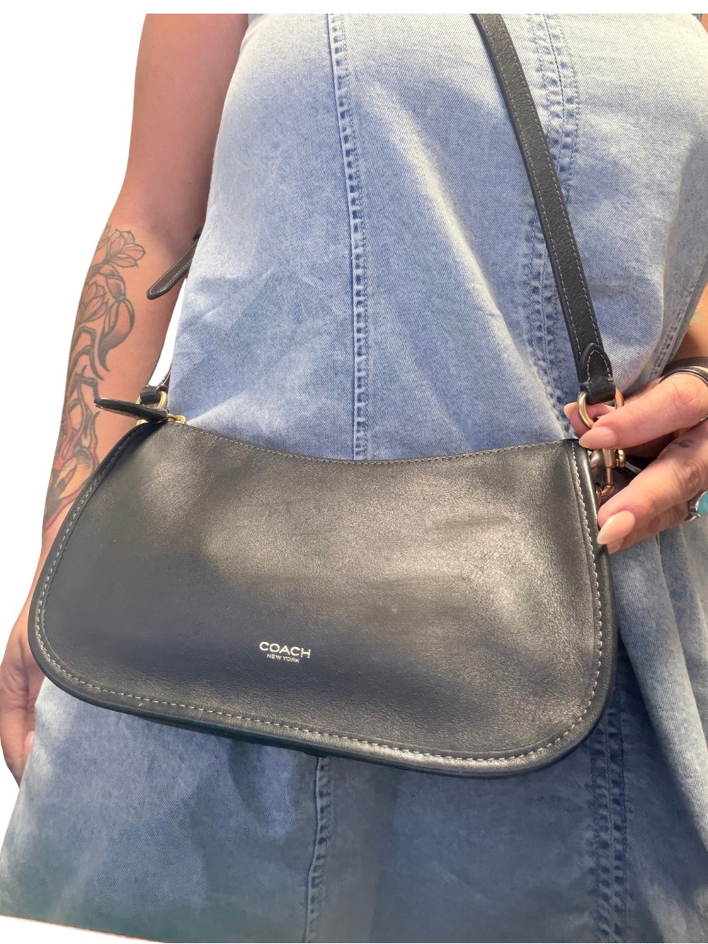 Coach Leather Waverly in Black - Picture 7 of 11